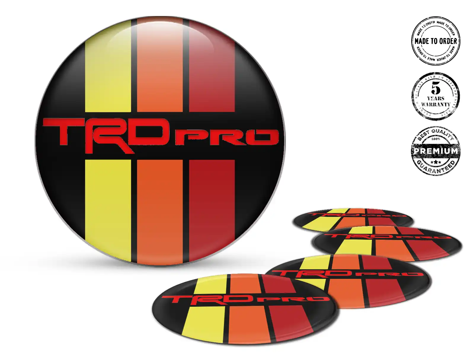 Toyota TRD Radplaketten Individuell Racing Horizon Marke